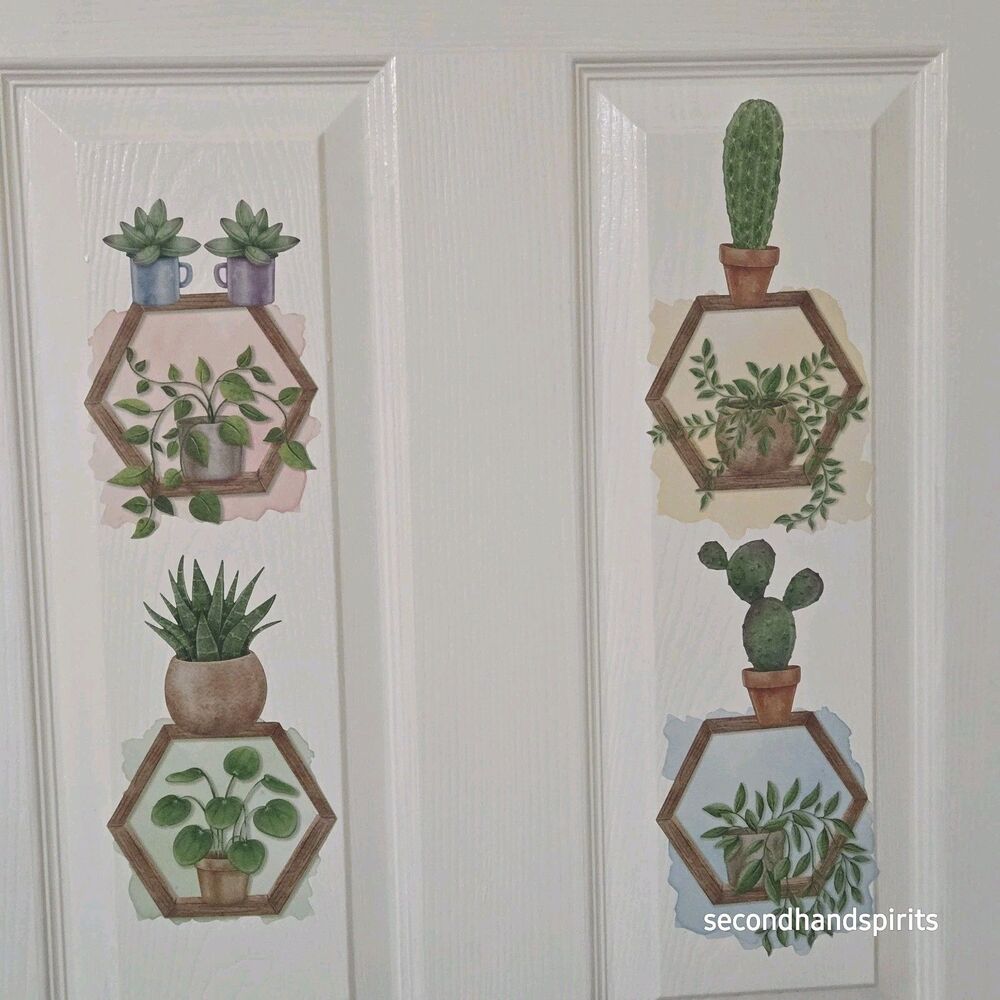 Any Room Planters Wall Art Stickers  DIY Wall Decor